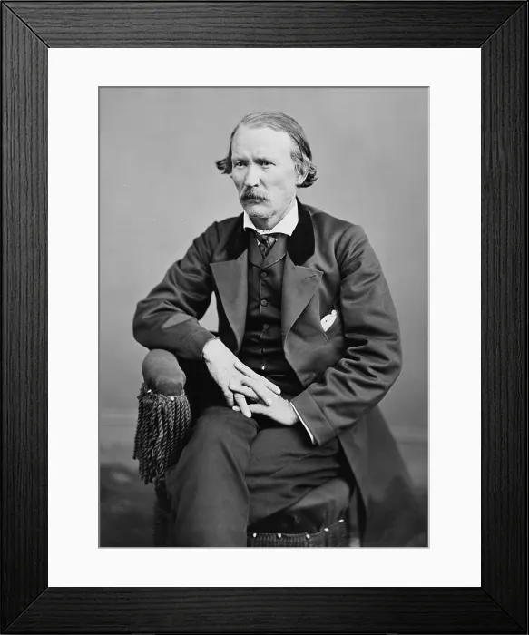 Framed Print : Christopher (Kit) Carson, 1868, in a photograph by Mathew Brady Studio
