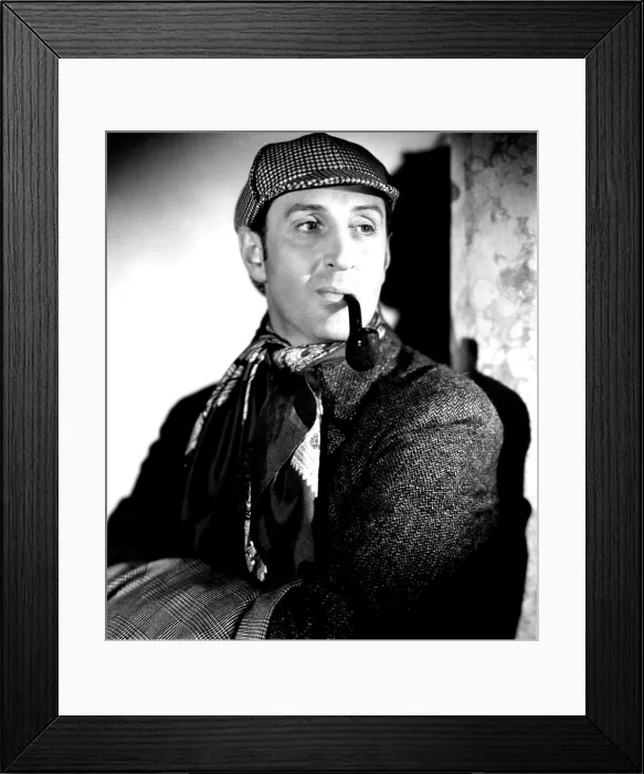 Framed Print : THE HOUND OF THE BASKERVILLES, Basil Rathbone, 1939, TM & Copyright 20th Century Fox Film Corp. / courtesy Everett Collection Framed Print : THE HOUND OF THE BASKERVILLES, Basil Rathbone, 1939, TM & Copyright 20th Century Fox Film Corp. / courtesy Everett Collection