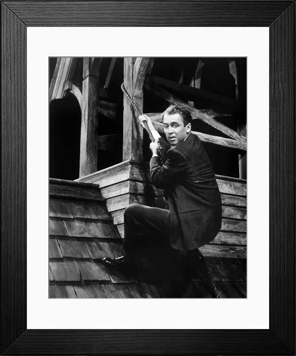 Framed Print : THE MAN WHO KNEW TOO MUCH, James Stewart, 1956