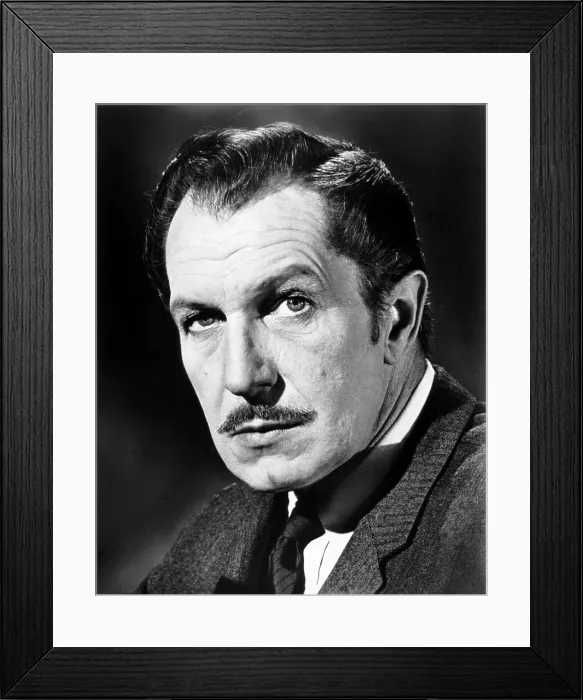 Framed Print : HOUSE ON HAUNTED HILL, Vincent Price, 1959 Framed Print : HOUSE ON HAUNTED HILL, Vincent Price, 1959