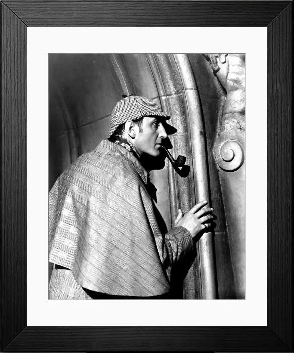 Framed Print : THE HOUND OF THE BASKERVILLES, Basil Rathbone, 1939, TM & Copyright 20th Century Fox Film Corp. / courtesy Everett Collection Framed Print : THE HOUND OF THE BASKERVILLES, Basil Rathbone, 1939, TM & Copyright 20th Century Fox Film Corp. / courtesy Everett Collection