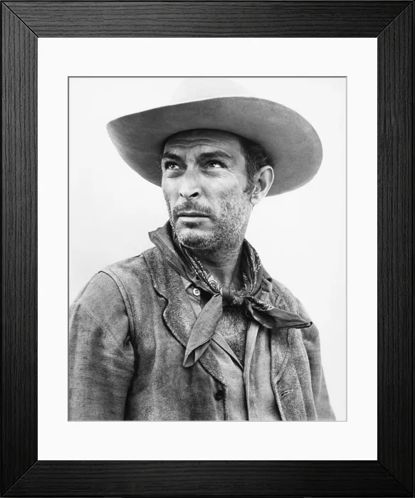 Framed Print : THE MAN WHO SHOT LIBERTY VALANCE, Lee Van Cleef, 1962