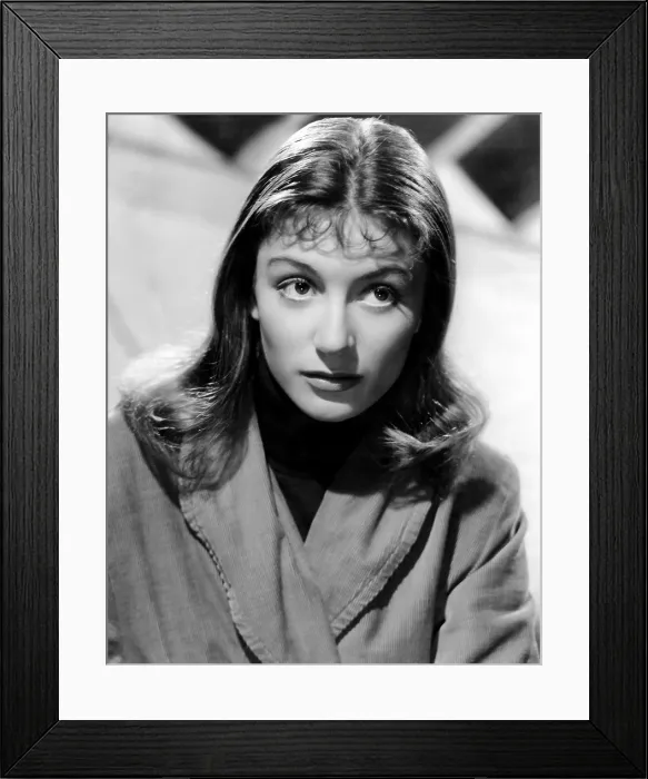 Framed Print : THE MAN WHO WATCHED THE TRAINS GO BY, (aka THE PARIS EXPRESS), Anouk Aimee, 1952