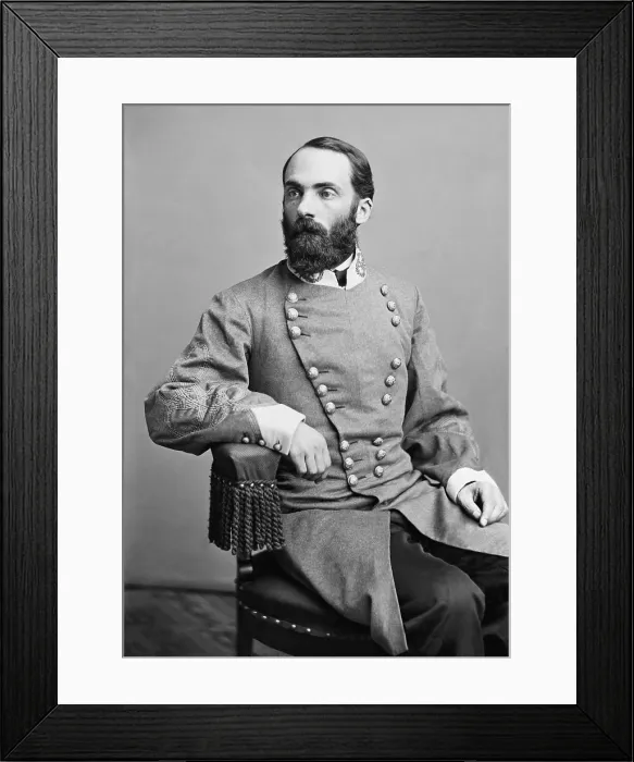 Framed Print : Confederate General Joseph Wheeler served in the cavalry of the Army of Tennessee and fought in most of its battles. Wheeler had 16 horses shot from under him in the US Civil War Framed Print : Confederate General Joseph Wheeler served in the cavalry of the Army of Tennessee and fought in most of its battles. Wheeler had 16 horses shot from under him in the US Civil War