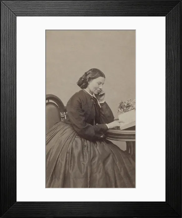 Framed Print : After the US Civil War, Clara Barton ran the Office of Missing Soldiers, which helped locate more than 20, 000 soldiers killed or missing in action