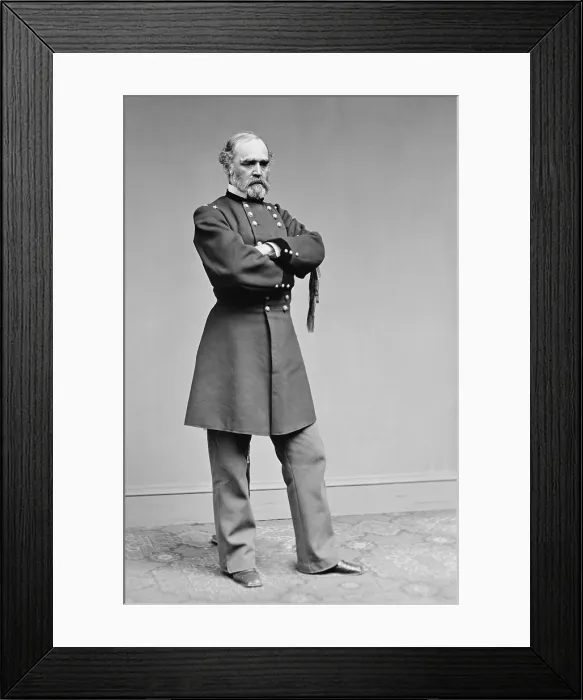Framed Print : Union General Montgomery Meigs, served as Quartermaster General of the US Army during the US Civil War. Secretary of State William H