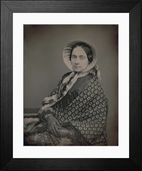Framed Print : US Civil War nurse, Helen L. Gilson, and head of the Union Colored Hospital Service, c. 1861-65 Framed Print : US Civil War nurse, Helen L. Gilson, and head of the Union Colored Hospital Service, c. 1861-65