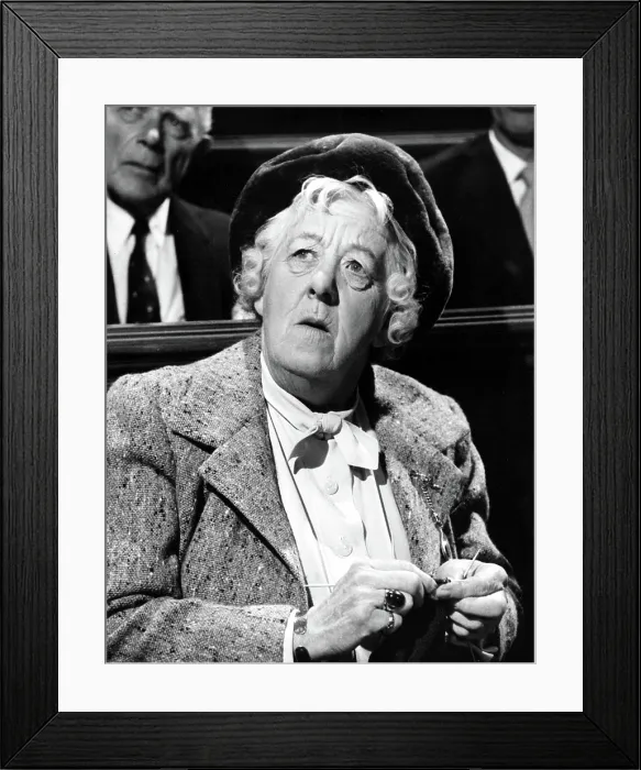 Framed Print : MURDER MOST FOUL, Margaret Rutherford, 1965 Framed Print : MURDER MOST FOUL, Margaret Rutherford, 1965