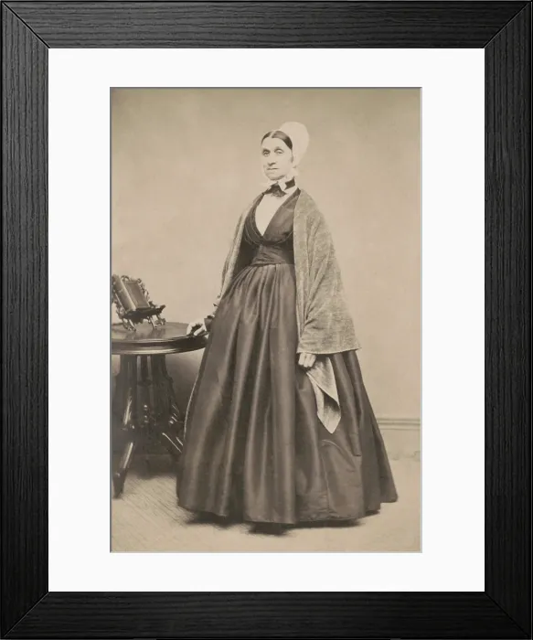 Framed Print : Quaker missionary, Sybil Jones, nursed Union soldiers and Confederate prisoners in Philadelphia and Washington, D.C Framed Print : Quaker missionary, Sybil Jones, nursed Union soldiers and Confederate prisoners in Philadelphia and Washington, D.C