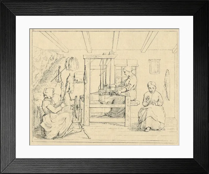 Framed Print : MAKING CLOTHES FOR THE BOYS IN THE ARMY, by Adalbert John Volck, American etching, 1861-63 Framed Print : MAKING CLOTHES FOR THE BOYS IN THE ARMY, by Adalbert John Volck, American etching, 1861-63