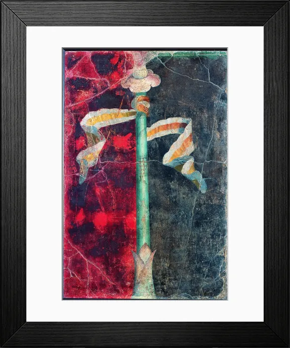 Framed Print : Candleholder, by unknown artist, 20-10, 1st Century B.C. ripped fresco, 90 x 59 cm - Italy, Campania, Naples, National Archaeological Museum, Room LXIX, inv. 9770 Framed Print : Candleholder, by unknown artist, 20-10, 1st Century B.C. ripped fresco, 90 x 59 cm - Italy, Campania, Naples, National Archaeological Museum, Room LXIX, inv. 9770