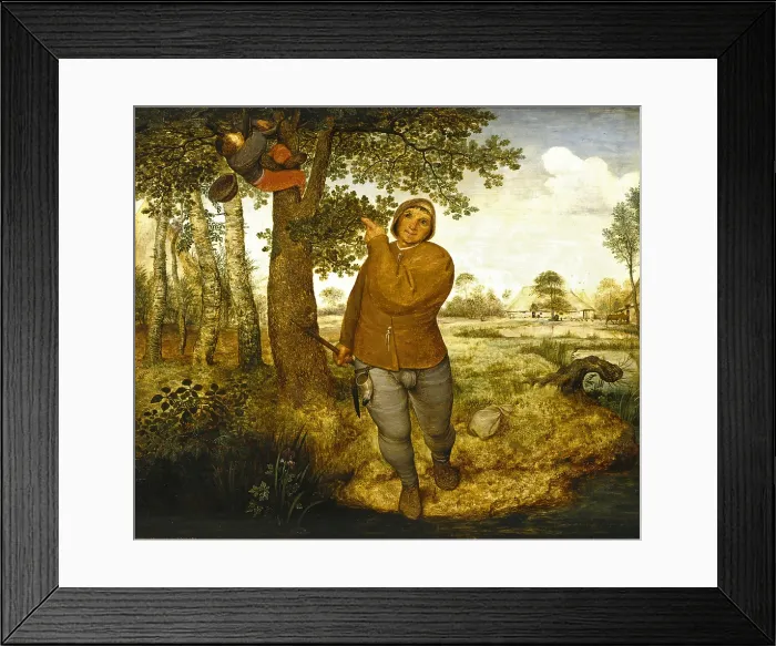 Framed Print : The Peasant and the Nest Robber (De nestenrover), by Pieter Bruegel the Elder, 1568, 16th Century, oil on panel, 59, 3 x 68, 3 cm - Austria, Vienna, Kunsthistorisches Museum Framed Print : The Peasant and the Nest Robber (De nestenrover), by Pieter Bruegel the Elder, 1568, 16th Century, oil on panel, 59, 3 x 68, 3 cm - Austria, Vienna, Kunsthistorisches Museum