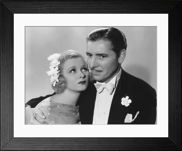 Framed Print : THE MAN WHO BROKE THE BANK AT MONTE CARLO, from left: Joan Bennett, ronald Colman, 1935, TM & Copyright 20th Century Fox Film Corp. / courtesy Everett Collection