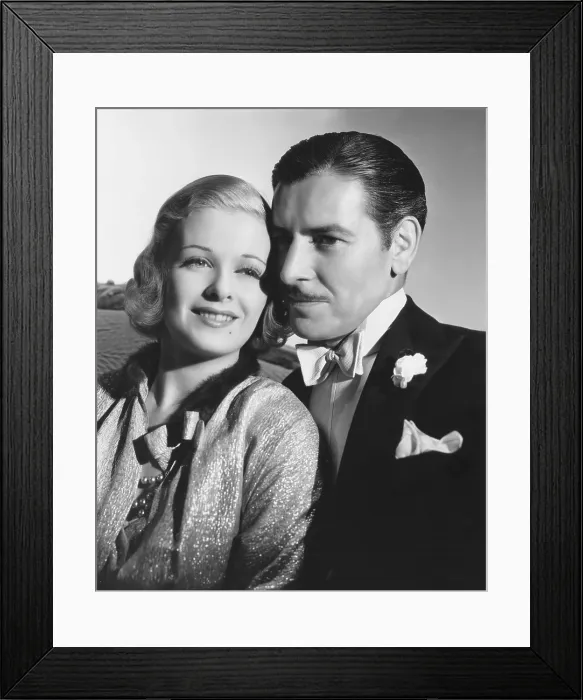 Framed Print : THE MAN WHO BROKE THE BANK AT MONTE CARLO, from left: Joan Bennett, Ronald Colman, 1935, TM & Copyright 20th Century Fox Film Corp. / courtesy Everett Collection Framed Print : THE MAN WHO BROKE THE BANK AT MONTE CARLO, from left: Joan Bennett, Ronald Colman, 1935, TM & Copyright 20th Century Fox Film Corp. / courtesy Everett Collection