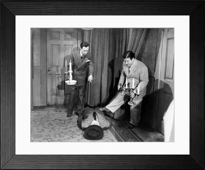 Framed Print : HOLD THAT GHOST, Bud Abbott, Lou Costello, 1941