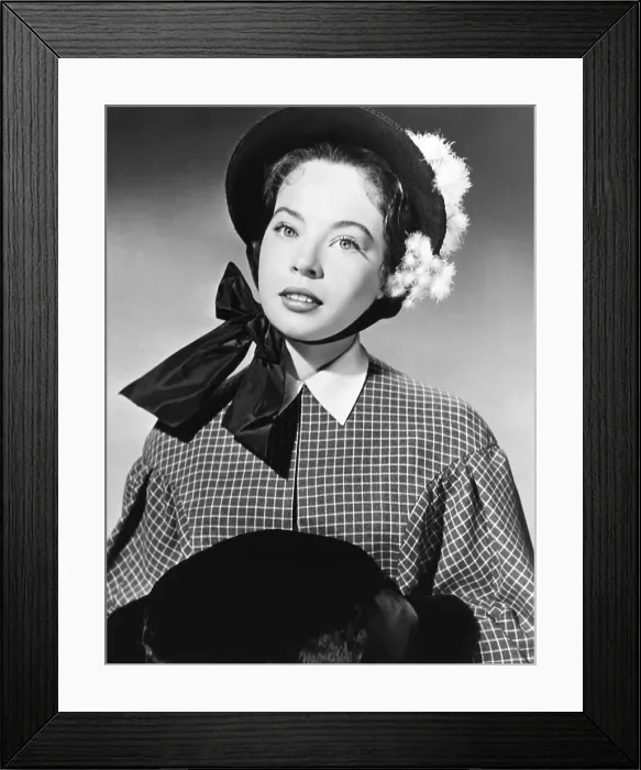 Framed Print : THE MAN WITH A CLOAK, Leslie Caron, 1951