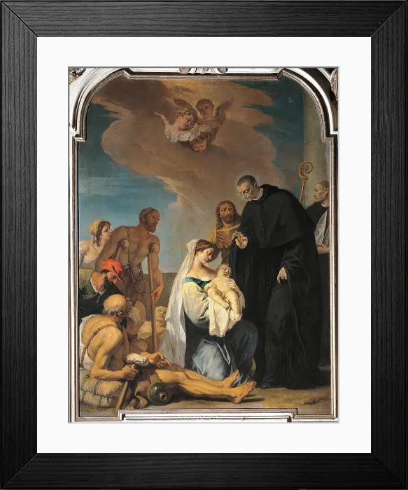 Framed Print : Saint Maurus heals a child, by ALessandro Magnasco also known as il Lissandrino, 1727, 18th century, oil on canvas - Italy, Lombardy, San Paolo d'Argon Framed Print : Saint Maurus heals a child, by ALessandro Magnasco also known as il Lissandrino, 1727, 18th century, oil on canvas - Italy, Lombardy, San Paolo d'Argon