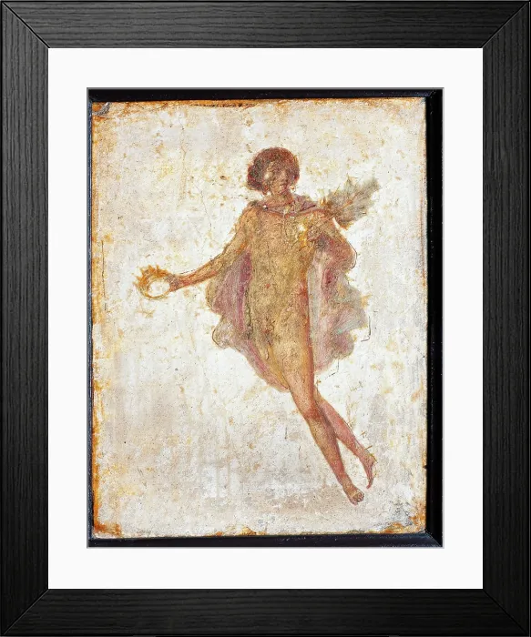 Framed Print : Young Man with Palm, by unknown artist, 10-37, 1st Century A.D. ripped fresco, 35 x 27 cm - Italy, Campania, Naples, National Archaeological Museum, Room LXXVII, inv. 8911 Framed Print : Young Man with Palm, by unknown artist, 10-37, 1st Century A.D. ripped fresco, 35 x 27 cm - Italy, Campania, Naples, National Archaeological Museum, Room LXXVII, inv. 8911
