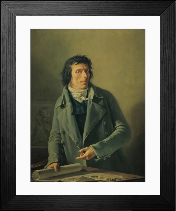 Framed Print : Selfportrait, by Domenico Aspari, 1809, 19th Century, oil on canvas - Italy, Lombardy, Milan, Brera Collection. Whole artwork view. Selfportrait of the artist Framed Print : Selfportrait, by Domenico Aspari, 1809, 19th Century, oil on canvas - Italy, Lombardy, Milan, Brera Collection. Whole artwork view. Selfportrait of the artist