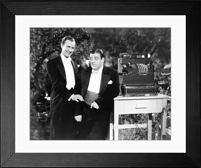 Framed Print : HOLD THAT GHOST, from left: Bud Abbott, Lou Costello, 1941