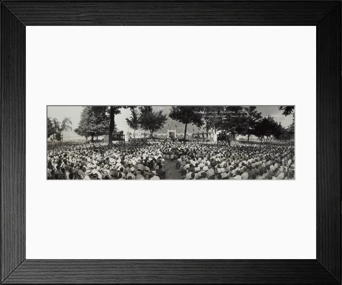 Framed Print : Wendell L. Willkie Notification Ceremony, in Elwood, Indiana, August 17, 1940