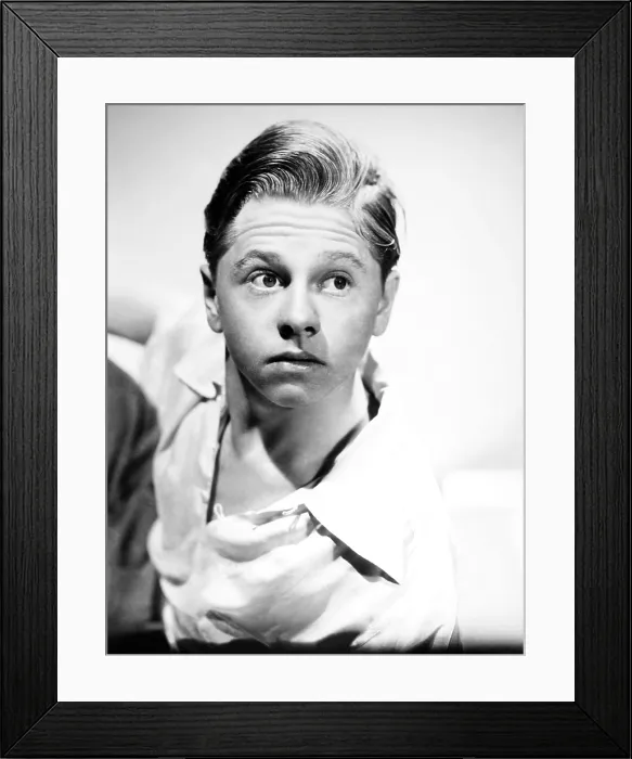 Framed Print : HOLD THAT KISS, Mickey Rooney, 1938