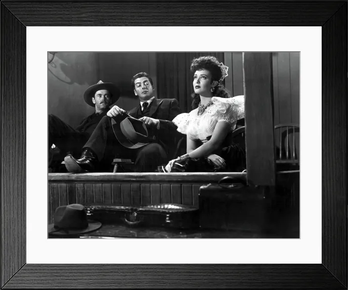Framed Print : MY DARLING CLEMENTINE, Henry Fonda, Victor Mature, Linda Darnell, 1946. TM and Copyright (c) 20th Century Fox Film Corp. All rights reserved