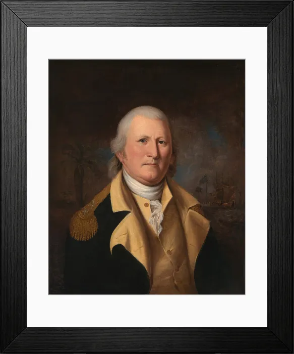 Framed Print : General William Moultrie served in the American Continential Army during the American Revolution