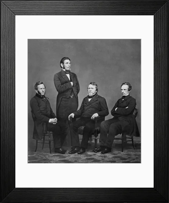 Framed Print : The four owners of Harper & Brothers, a New York publishing house in business from 1833 to 1962 Framed Print : The four owners of Harper & Brothers, a New York publishing house in business from 1833 to 1962