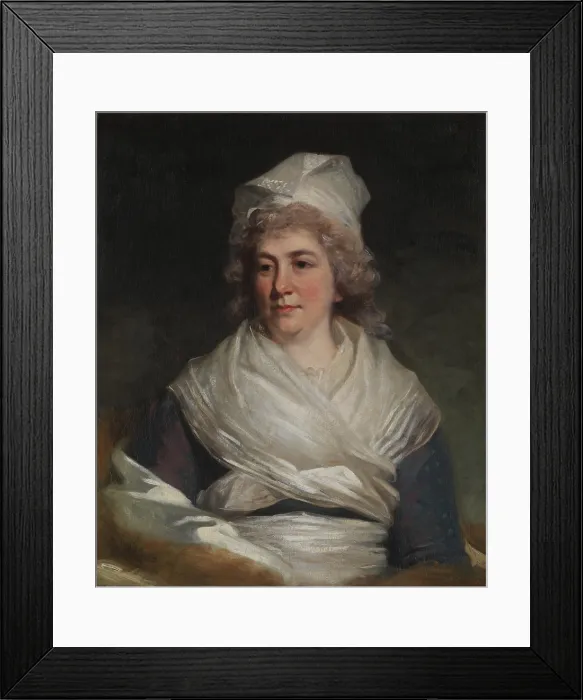 Framed Print : Sarah Franklin Bache, in 1893, was the only daughter of Benjamin Franklin. Her husband, Richard, served as US Postmaster General 1776-1782