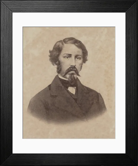 Framed Print : William Quantrill led a pro-Confederate guerrilla cavalry during the US Civil War Framed Print : William Quantrill led a pro-Confederate guerrilla cavalry during the US Civil War
