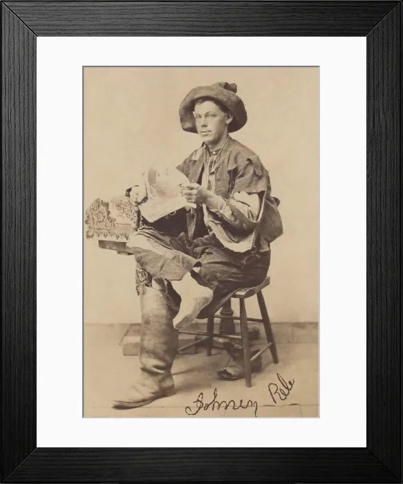 Framed Print : Confederate prisoner of war wears a tattered and worn uniform, at Fort Lookout, Maryland, c. 1863-65 Framed Print : Confederate prisoner of war wears a tattered and worn uniform, at Fort Lookout, Maryland, c. 1863-65