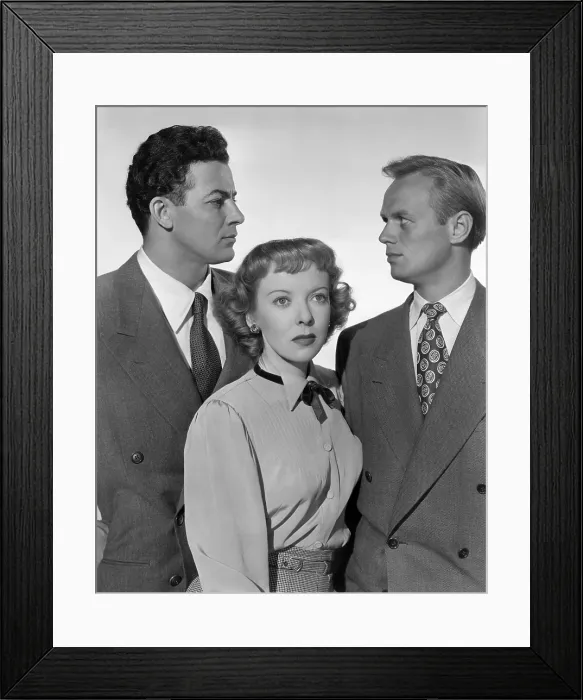Framed Print : ROAD HOUSE, Cornel Wilde, Ida Lupino, Richard Widmark, 1948.. Courtesy: CSU Archives  /  Everett Collection