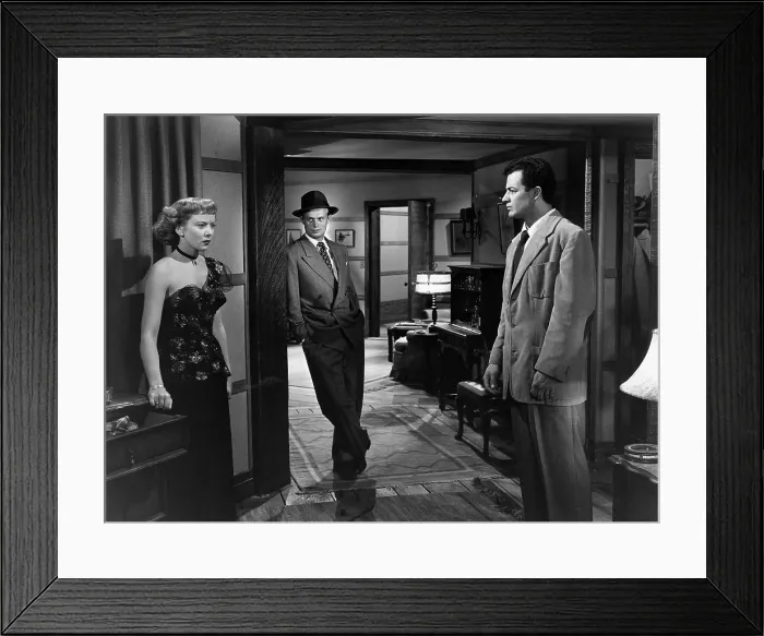 Framed Print : ROAD HOUSE, Ida Lupino, Richard Widmark, Cornel Wilde, 1948