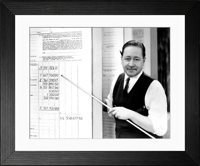Framed Print : HOW TO FIGURE INCOME TAX, Robert Benchley, 1938