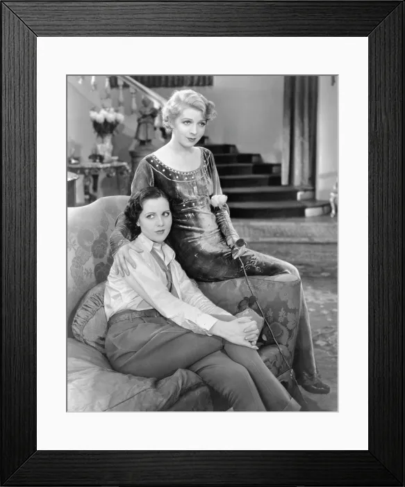Framed Print : THE ROYAL FAMILY OF BROADWAY, from top, Ina Claire, Mary Brian, 1930