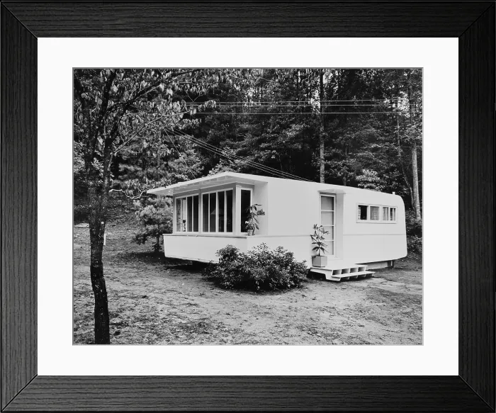 Framed Print : Prefabrication housing developed for TVA (Tennessee Valley Authority's) employees in 1930s
