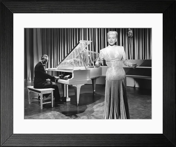 Framed Print : MY DREAM IS YOURS, Doris Day, in a gown by Milo Anderson, 1949