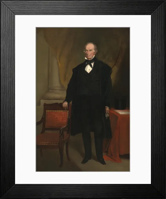 Framed Print : Henry Clay in 1835 portrait by an unknown artist Framed Print : Henry Clay in 1835 portrait by an unknown artist