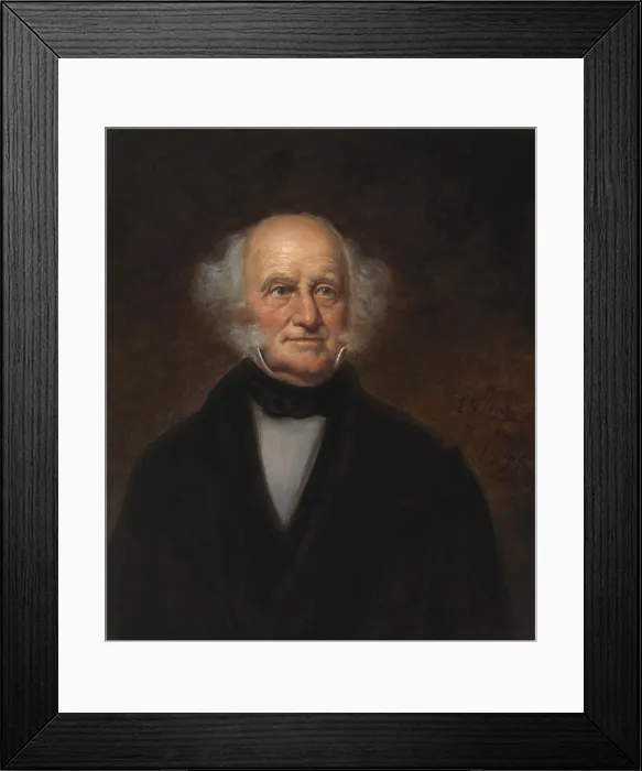 Framed Print : Martin Van Buren served as Vice President in Andrew Jackson first term, 1829-33, and as Secretary of State in his second term, 1833-37. Van Buren and George H.W