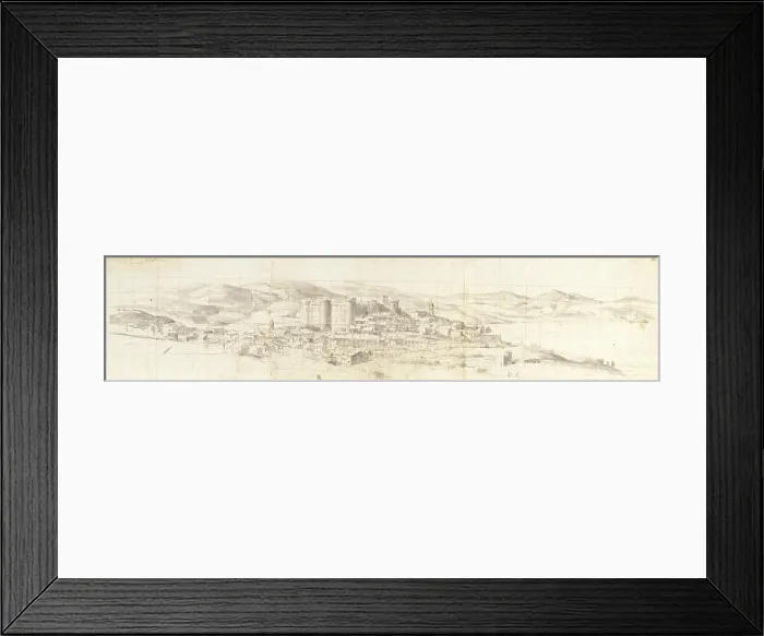 Framed Print : Bracciano, by Gaspar Van Wittel also known as Gaspare Vanvitelli, 1680, 17th Century, pen and watercolor on paper - Italy, Lazio, Rome, Central National Library Framed Print : Bracciano, by Gaspar Van Wittel also known as Gaspare Vanvitelli, 1680, 17th Century, pen and watercolor on paper - Italy, Lazio, Rome, Central National Library