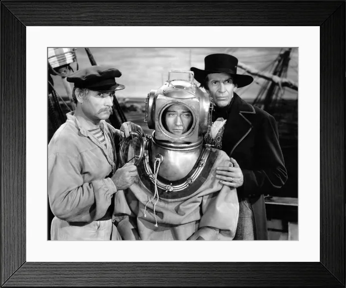 Framed Print : REAP THE WILD WIND, Victor Varconi, John Wayne, Raymond Massey, 1942