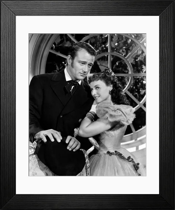 Framed Print : REAP THE WILD WIND, from left, John Wayne, Paulette Goddard, 1942 Framed Print : REAP THE WILD WIND, from left, John Wayne, Paulette Goddard, 1942