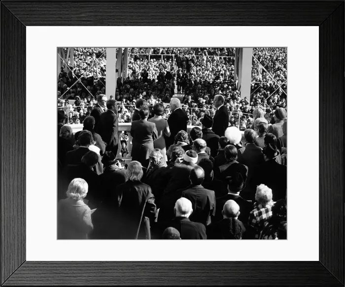 Framed Print : President-elect Jimmy Carter taking the oath of office administered by Chief Justice Warren Burger. Jan. 20, 1977. (BSLOC_2015_14_69) Framed Print : President-elect Jimmy Carter taking the oath of office administered by Chief Justice Warren Burger. Jan. 20, 1977. (BSLOC_2015_14_69)