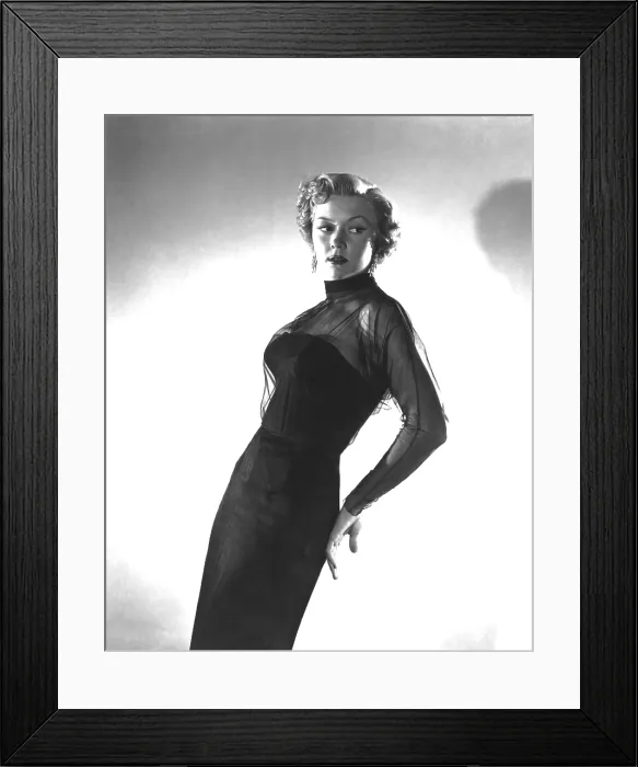 Framed Print : IN A LONELY PLACE, Gloria Grahame, in a gown by Jean Louis, 1950 Framed Print : IN A LONELY PLACE, Gloria Grahame, in a gown by Jean Louis, 1950
