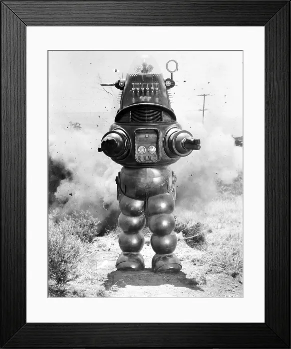 Framed Print : THE INVISIBLE BOY, Robby the Robot, 1957