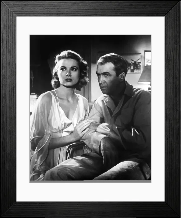 Framed Print : REAR WINDOW, Grace Kelly, James Stewart, 1954