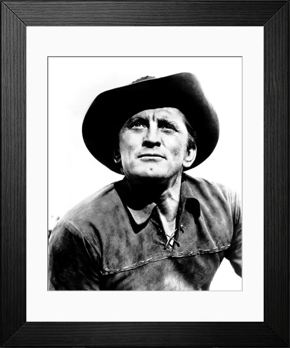 Framed Print : THE INDIAN FIGHTER, Kirk Douglas, 1955
