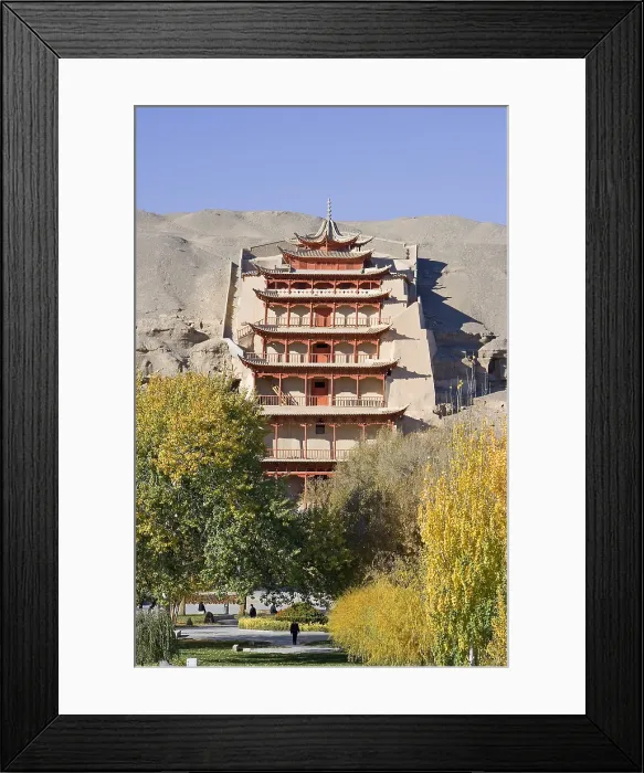 Framed Print : CHINA. Dunhuang. Mogao Caves. The Silk Road. AISA / Everett Collection**US SALES ONLY**