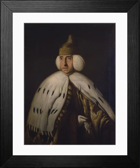 Framed Print : Portrait of Doge Ludovico Manin, by Bernardino Castelli, 18th century, oil on canvas. - Italy, Veneto, Venice, Correr Museum, Library of Art and History of Venice Framed Print : Portrait of Doge Ludovico Manin, by Bernardino Castelli, 18th century, oil on canvas. - Italy, Veneto, Venice, Correr Museum, Library of Art and History of Venice
